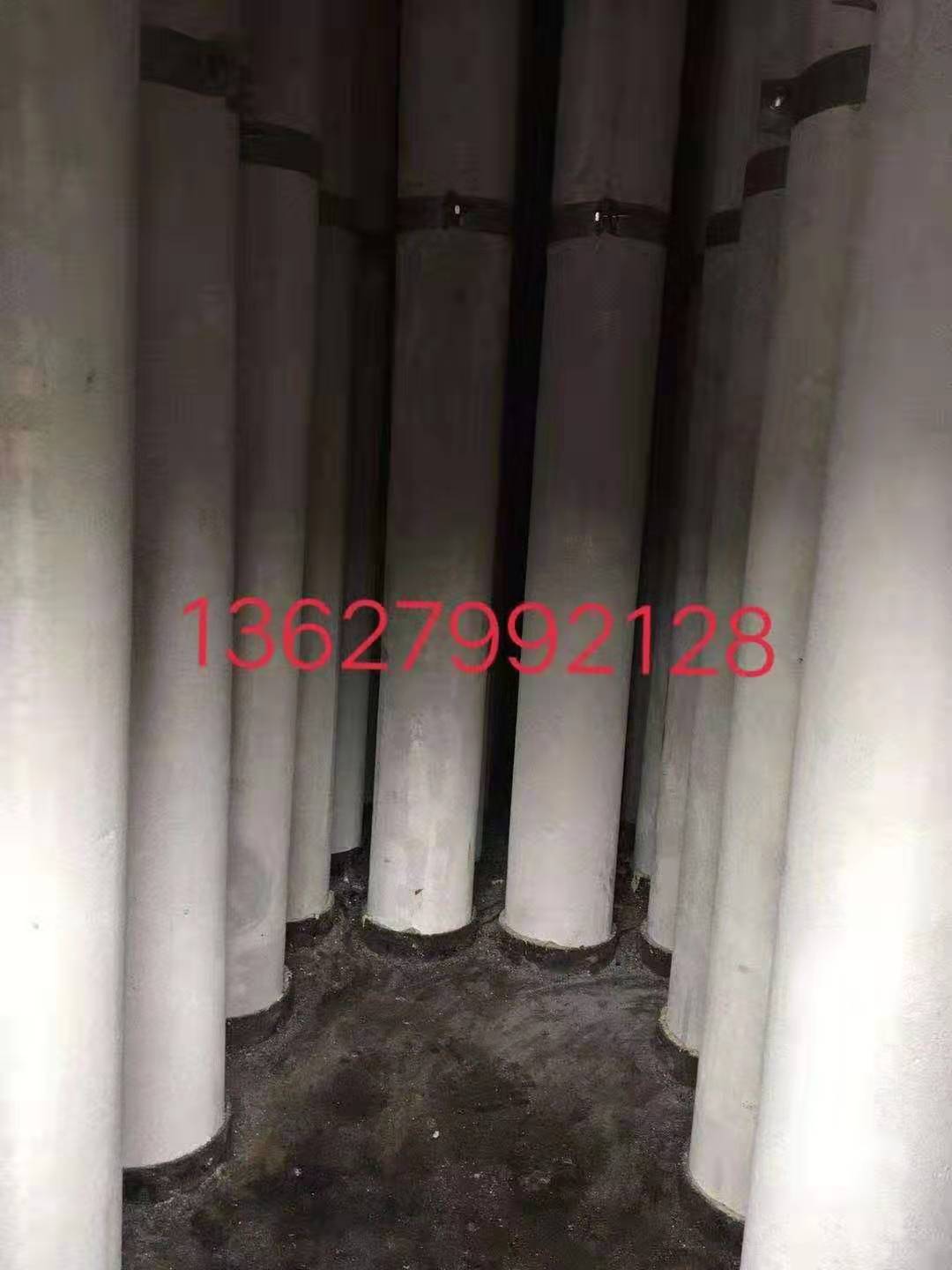 Our company replaced the filter tubes of an ammonia water filter for a client in Hebei.