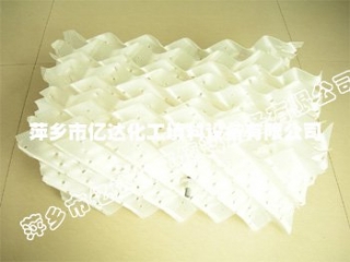 Plastic structured packing